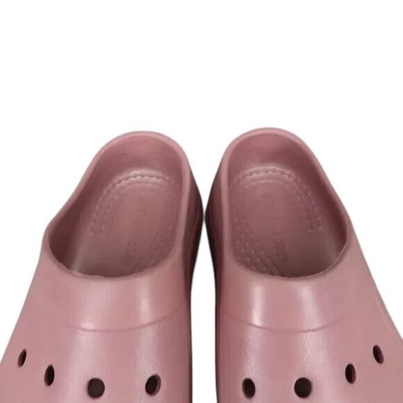 Steve Madden Shoes Women 9 Clog Slip On Scuff Mauve Comfort Rubber Casual Trendy - Picture 10 of 11